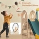 preview thumbnail 13 of 23, Kids Swing-N-Slide with Bus Play Structure, Freestanding Bus Toy with Slide&Swing , Bus Slide Set with Basketball Hoop