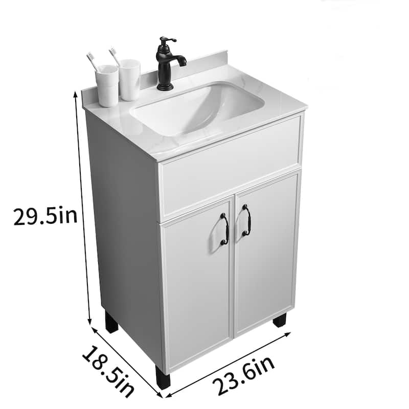 24 Inch Bathroom Vanity with Sink Stylish and Modern Affordable Bathroom Furniture