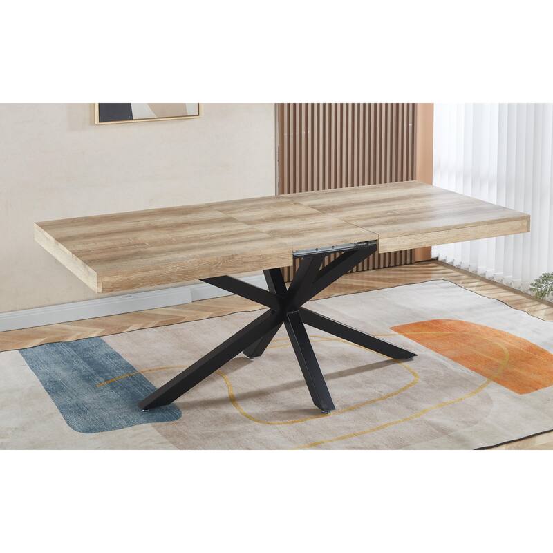 Extendable Multi Function Table MDF Top for Dining Office and Coffee - Walnut