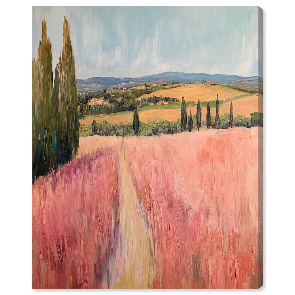 Cypress Path Canvas by Art Remedy, Gallery Wrapped