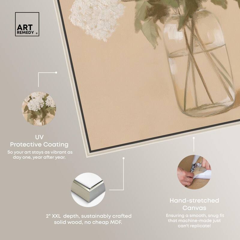 Lace in a Vase II Canvas by Art Remedy