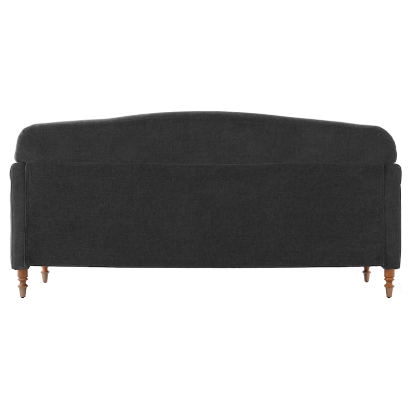Roomfitters Modern Chenille Loveseat Sofa with Rolled Arms, 2-Seater Couch