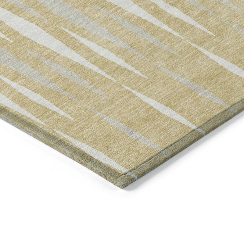 HomeRoots Geometric Transitional Rectangle Outdoor Rug