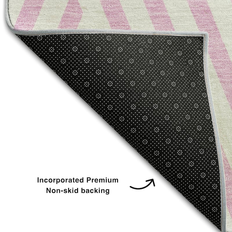 Premium Washable Super Soft Contemporary Geo Mayfield Rug