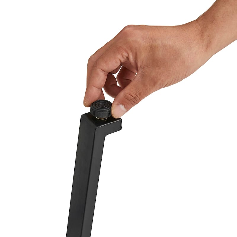 Glitzhome Industrial Rustic High Bar Stools with Wood Seat