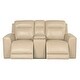 preview thumbnail 3 of 4, Copper Grove Dayton Top Grain Leather Power Reclining Loveseat