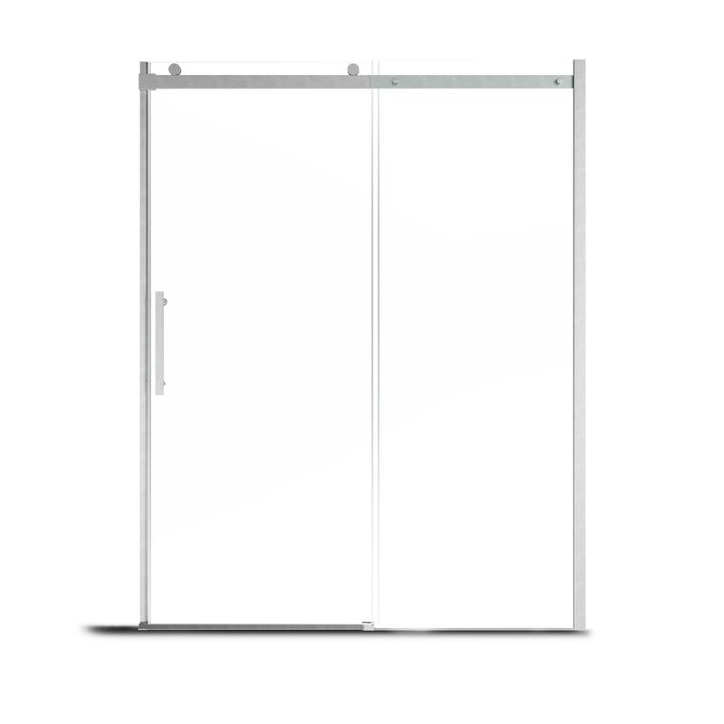 CASAINC 60"*76" Frameless Single Sliding Shower Door
