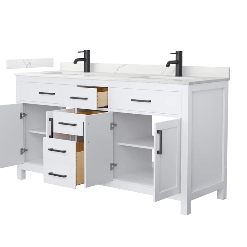 Wyndham Collection WCG2424-66D-QTZ-UNSMXX Beckett 66" Free Standing