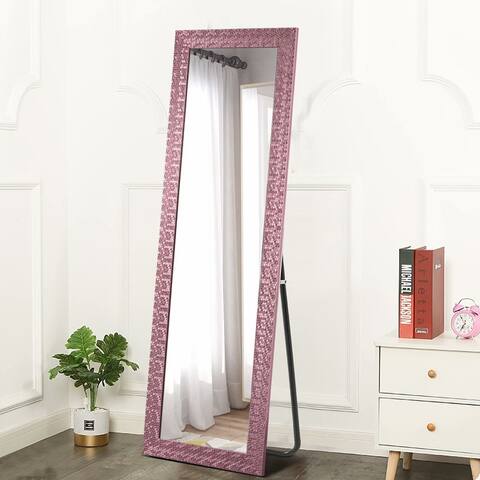 Sleek Style Thin Framed Full-Length Mirror Floor Mirror With Standing