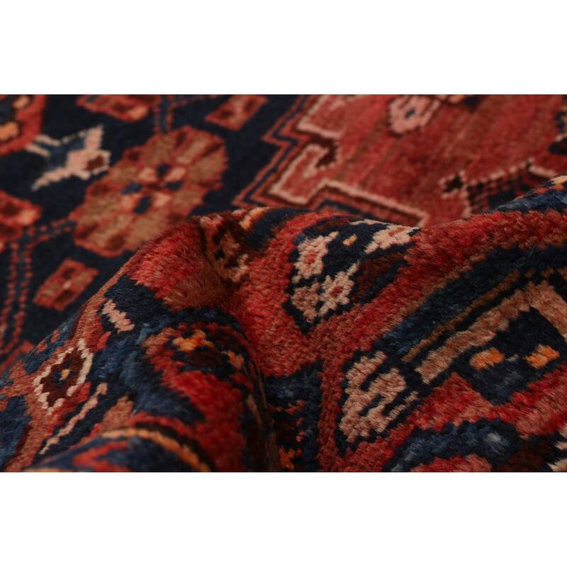 ECARPETGALLERY Hand-knotted Andelz Red Wool Rug - 3'7 x 10'2