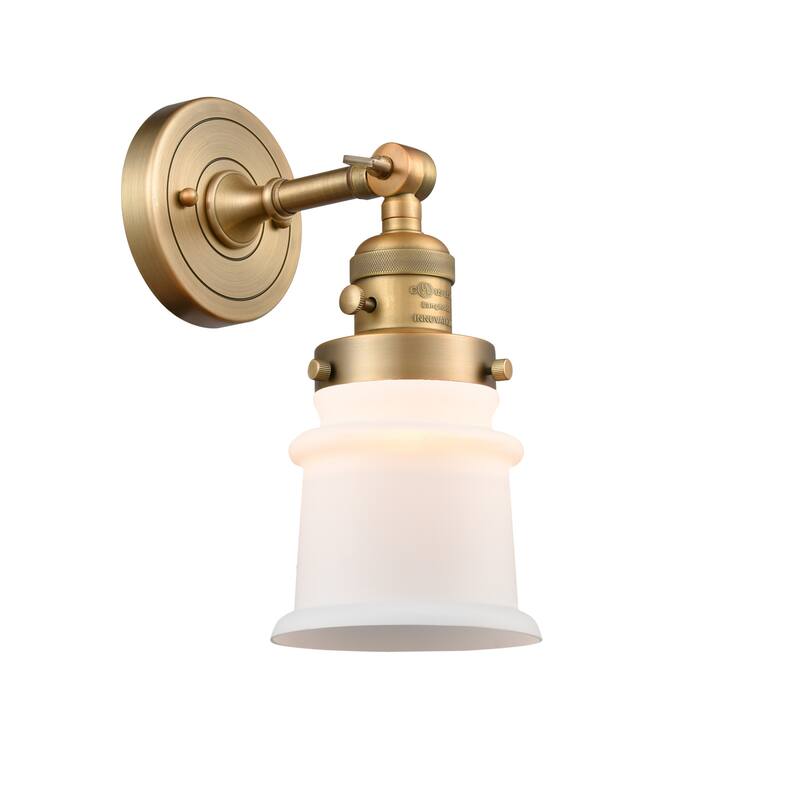 Innovations Lighting Small Canton Single Light 11" Tall Bathroom