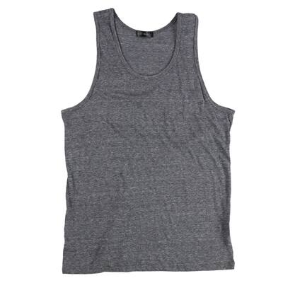 Easy Wear Womens Heathered Tank Top,, Grey, Large