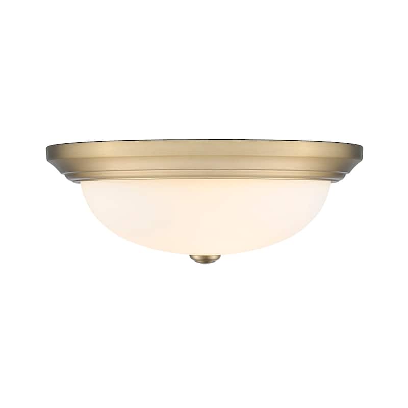 Millennium Lighting 3 Light Flush Mount Ceiling Fixture in Multiple Finishes - N/A - Rubbed Bronze