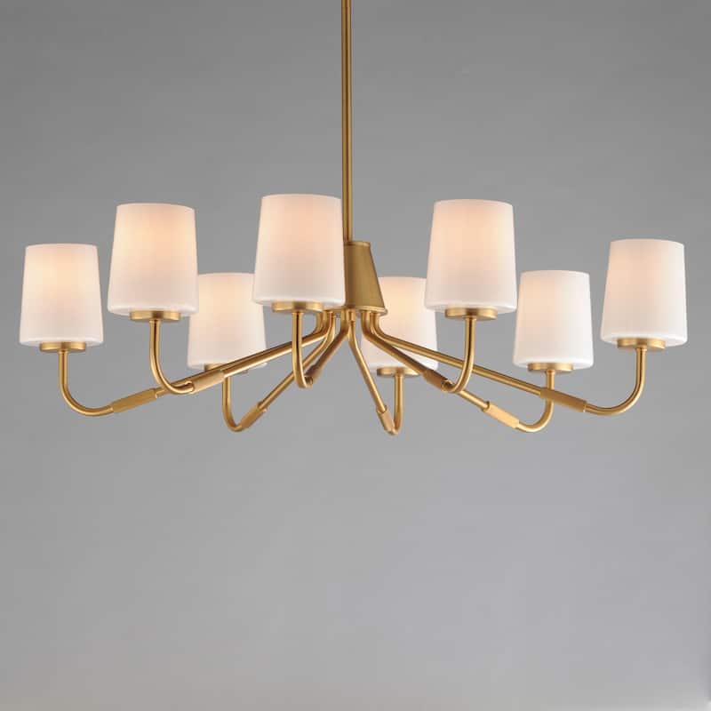 Maxim 12698WT Durham 8 Light 35" Wide Chandelier