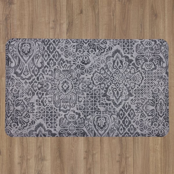 Mohawk Home Coffee Guide Multi 18 in. x 30 in. Kitchen Mat