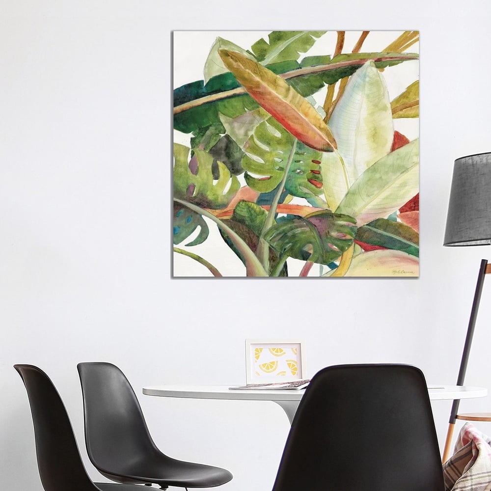 iCanvas "Tropical Lush Garden Square II" by Marie Elaine Cusson Canvas Print