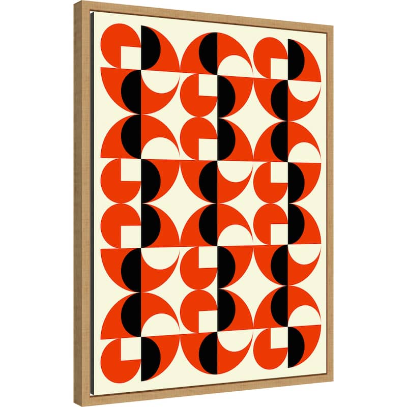 Geometric Abstract Design I by Petr Strnad Framed Canvas Wall Art Print