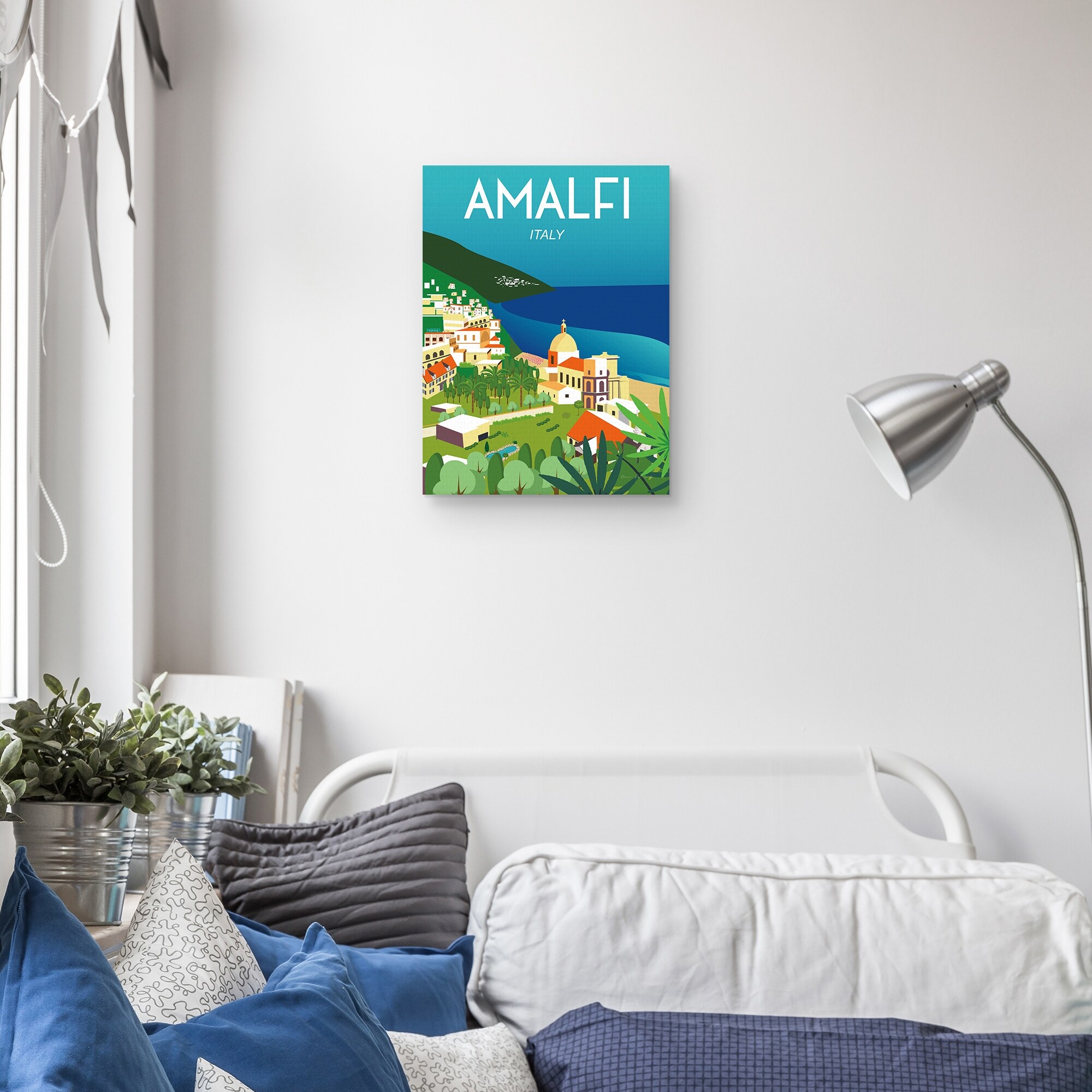Amalfi Canvas Art Print - Overstock - 38918895