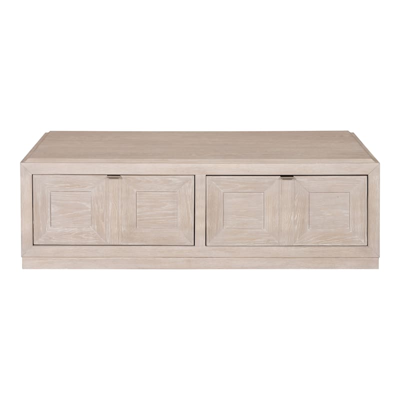 Furniture of America Durem Modern Classic 2-Piece Solid Wood Mobile Coffee Table Set with Storage