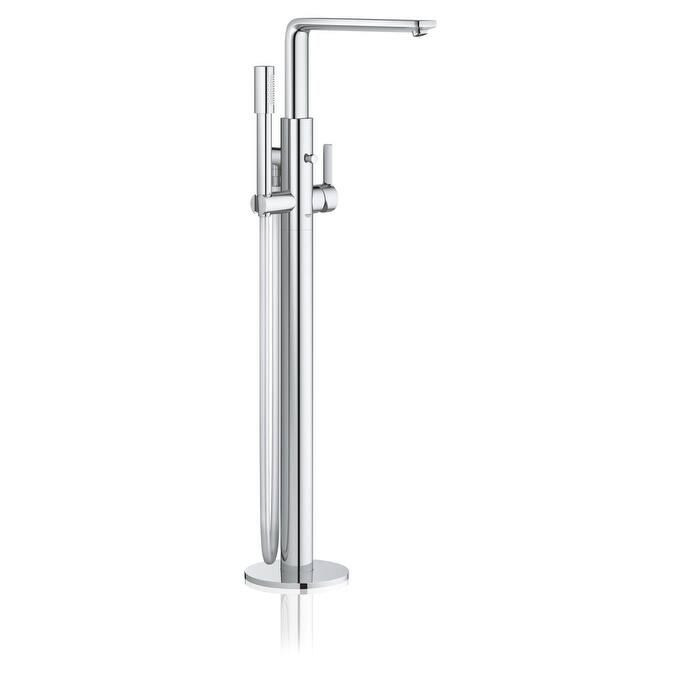 Grohe Lineare Floor Mounted Tub Filler with Built-In Diverter -
