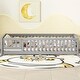 preview thumbnail 7 of 13, Twin Size Bed Floor Bed with Safety Guardrails and Door for Kids for Apartment, Office, Living Room, Bedroom