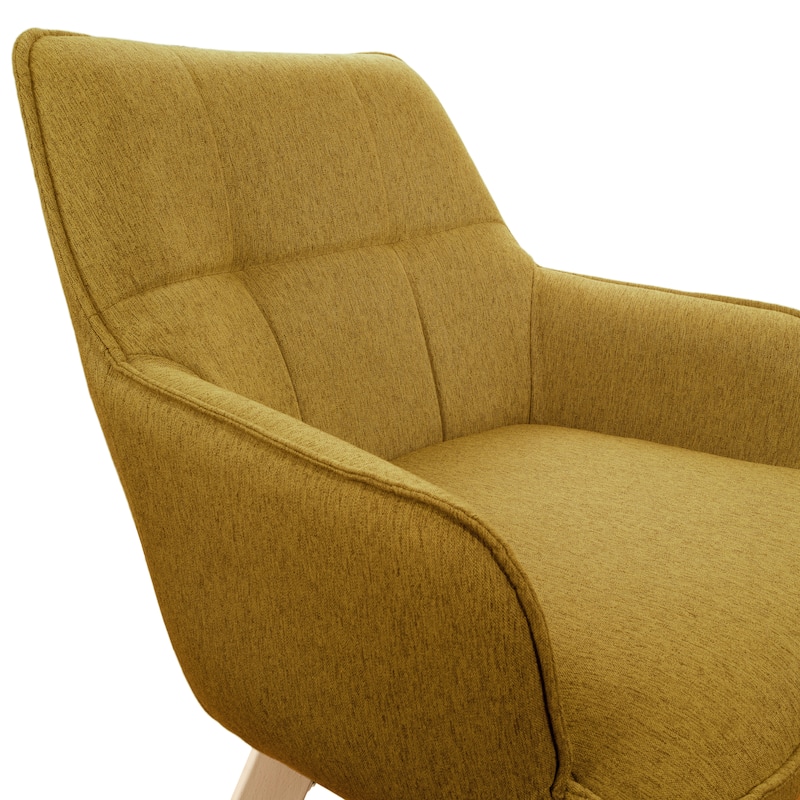 Art Leon Swivel Fabric Dining Arm Chair (Set of 2)