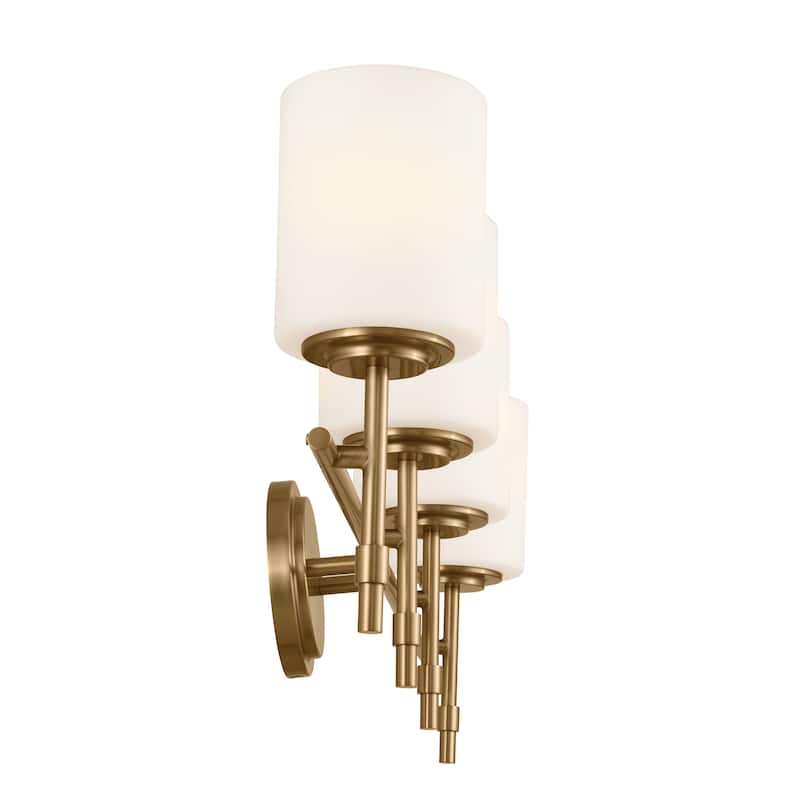 Kichler Lighting Ali 32.5 in. 4-Light Brushed Natural Brass Vanity Light