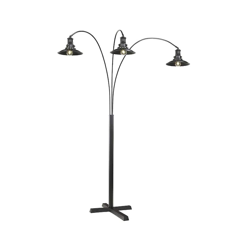 Sheriel Black 83 Inch Metal Arc Lamp