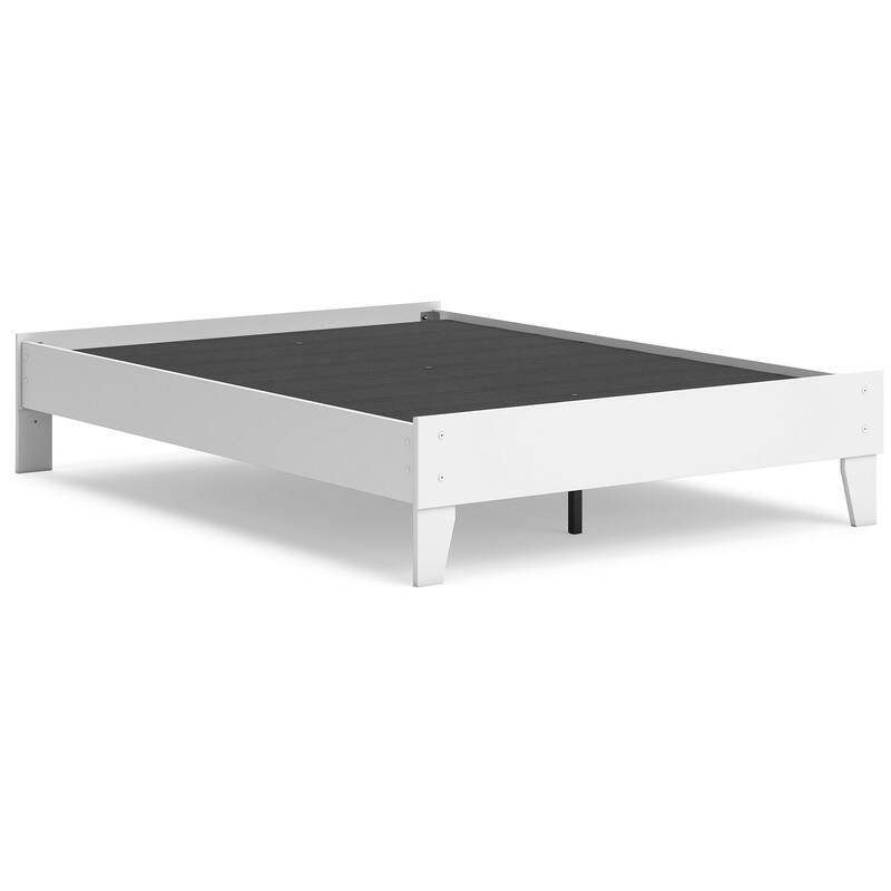 Signature Design by Ashley Hallityn White Panel Platform Bed