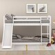 preview thumbnail 2 of 14, Pine Wood Twin Bunk Bed, Convertible Slide, Sturdy Ladder, Safe Design