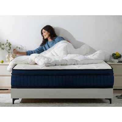 10 Inch Full Size Breathable Cool Cover Memory Foam Individual Pocket Spring Hybrid Mattress