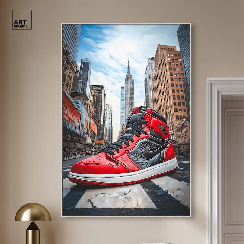 Sneaker of New York Canvas by Art Remedy