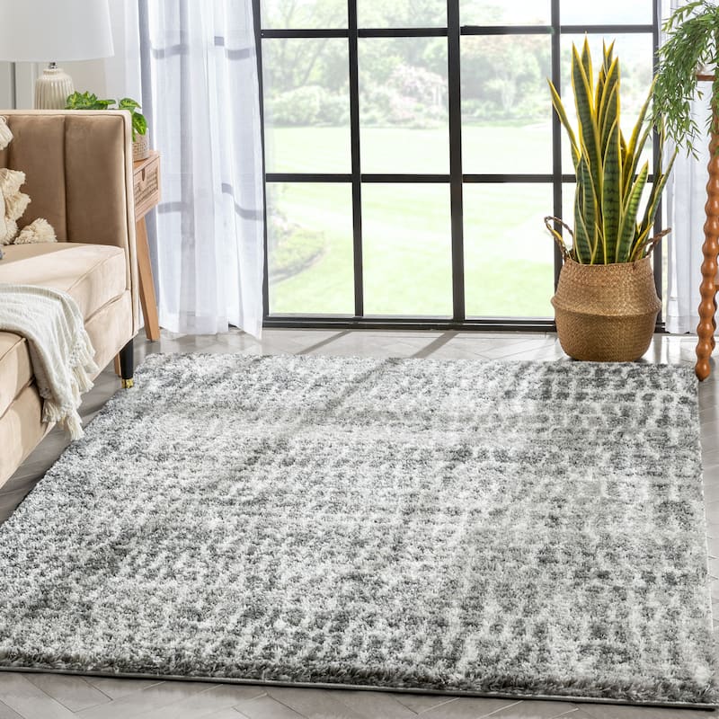 Well Woven Celeste Sintra Mid-Century Modern Geometric Area Rug