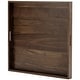 preview thumbnail 34 of 76, KINWELL Square Black Walnut Wood Serving Tray Ottoman Tray with Handles