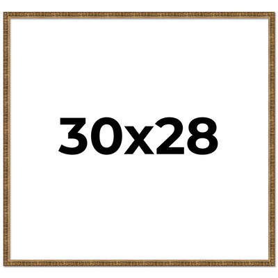 30x28 Frame Gold Picture Frame - Complete Modern Photo Frame Includes