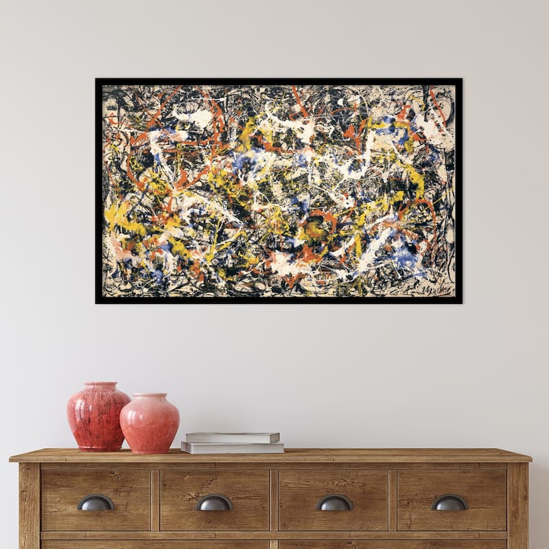 Convergence by Jackson Pollock Framed Art Print