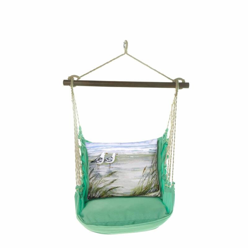 Magnolia Casual Swing Set 4 piece - Seafoam Green Solid w/ Seagulls