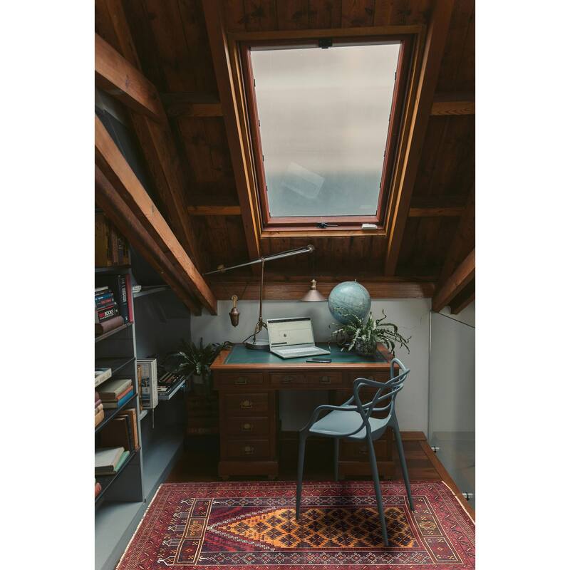 ECARPETGALLERY Hand-knotted Teimani Burnt Orange Wool Rug - 2'11 x 4'7