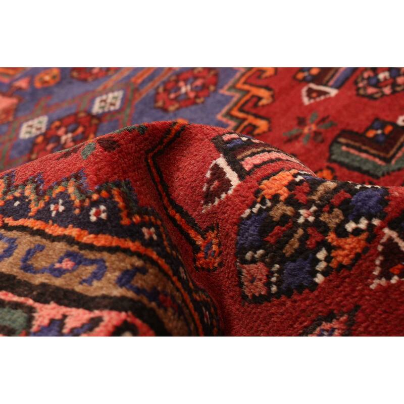 ECARPETGALLERY Hand-knotted Anadol Red Wool Rug - 3'8 x 10'4