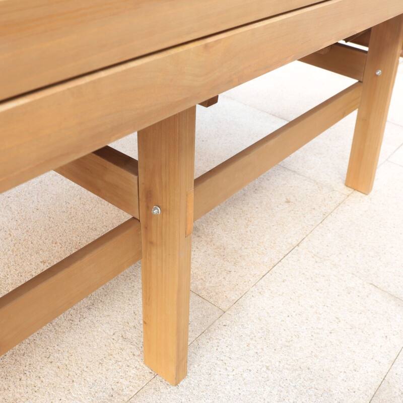 VEIKOUS 6 FT Oversized Cedar Raised Garden Bed with Legs, Large Planter Box with Detachable Liner