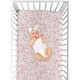 preview thumbnail 4 of 4, Sweet Jojo Designs Pink Ditsy Floral Girl Fitted Crib Sheet Princess Shabby Chic Abstract Rose White Mauve Flower Farmhouse