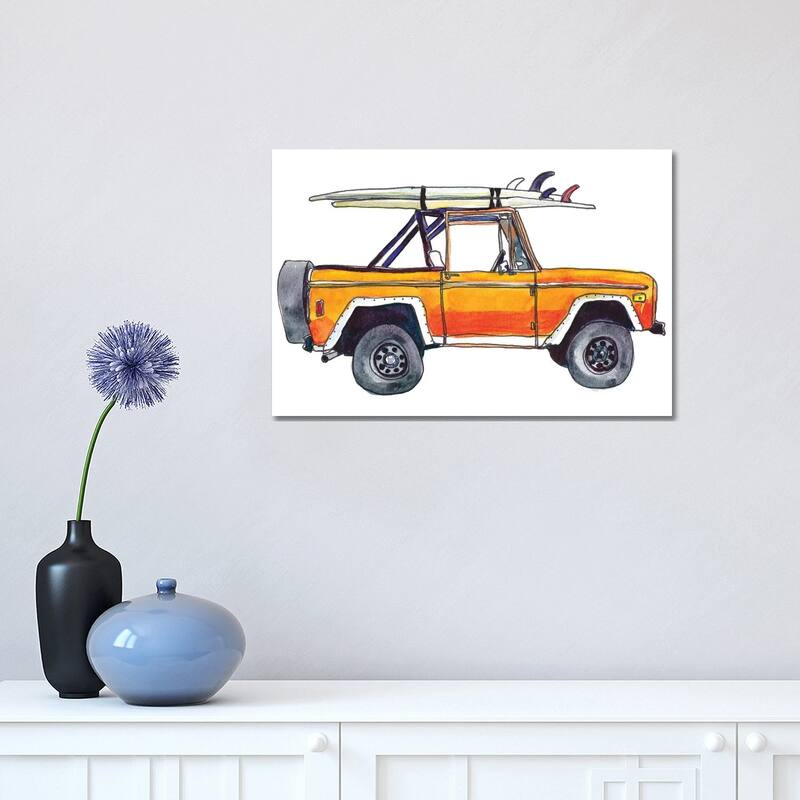 iCanvas "Surf Car XIII" by Paul Mccreery Canvas Print - 12x18x1.5
