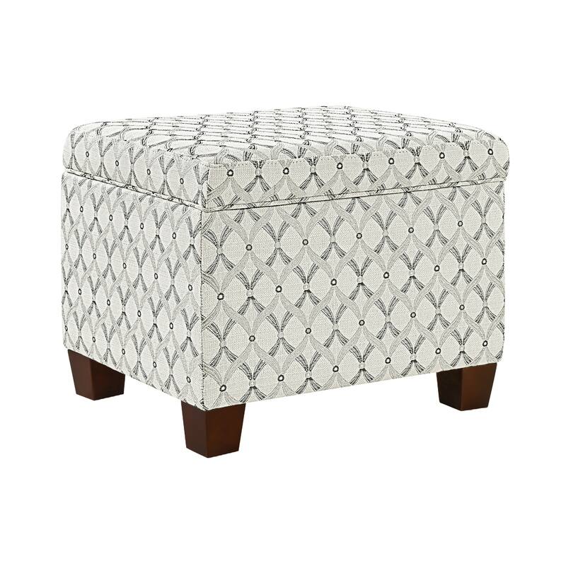 Modern Upholstered Storage Ottoman with Padded Seat and Storage Space for Stylish and Functional Living Rooms