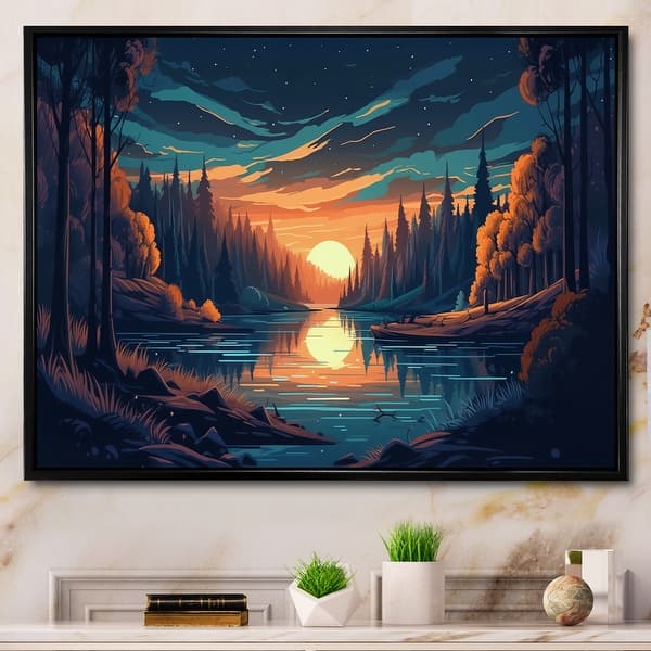 evening sky drawing