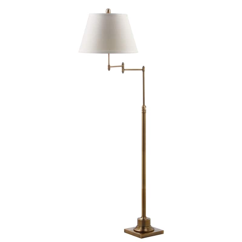 SAFAVIEH Lighting Tracee 60-inch Swivel Gold Floor Lamp - 16"x16"x54.5-68.5" - 16Wx16Dx69H