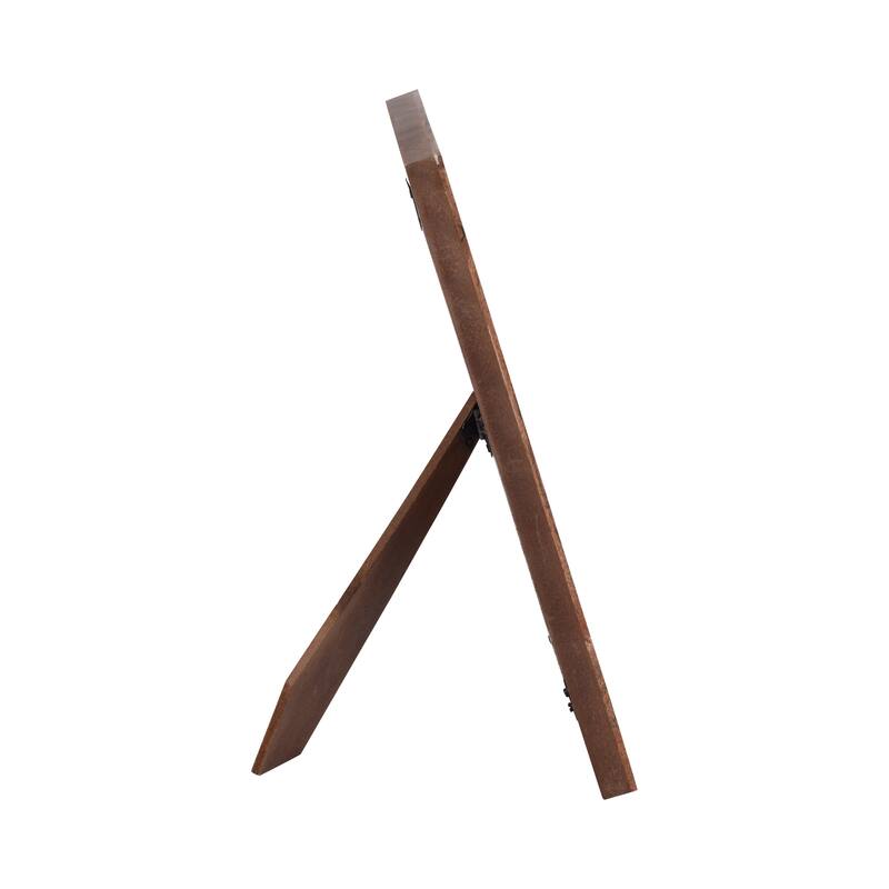 Sagebrook Home Wood Inlay Vine Photo Frame, Natural, Rectangle