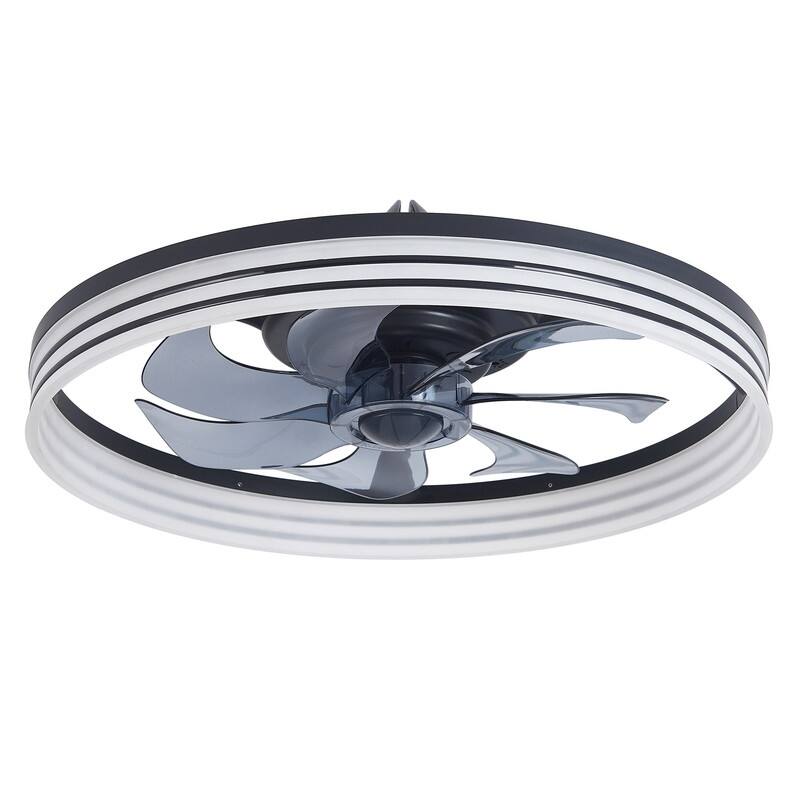 Modern Dimmable LED Ceiling Fan With Lights & Remote Control - Quiet, Safe, And Easy Installation For Bedrooms