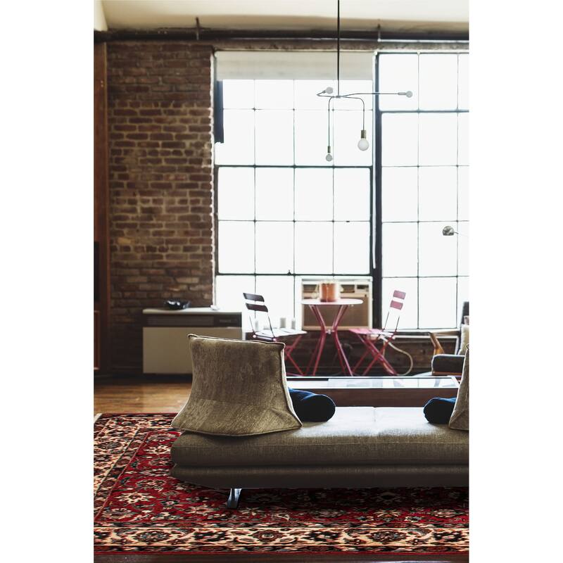 ECARPETGALLERY Hand-knotted Anatolian Vintage Red Wool Rug - 4'11 x 6'10