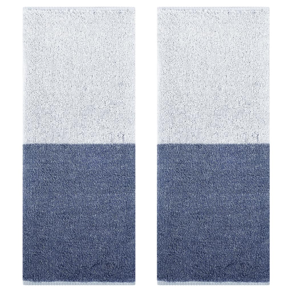 Pure Cotton Hand Towels for Bathroom, Color Block Decorative Hand Towel Set, Soft Absorbent Towels for Face Spa Bath Gym Kitchen