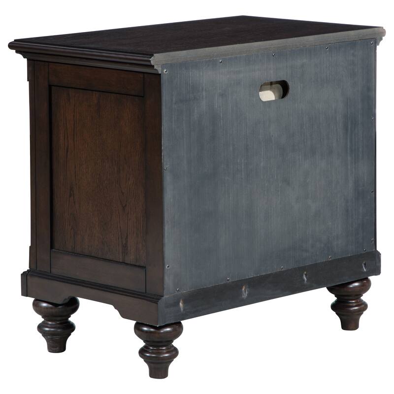 Berwick Dark Oak 1-drawer Nightstand